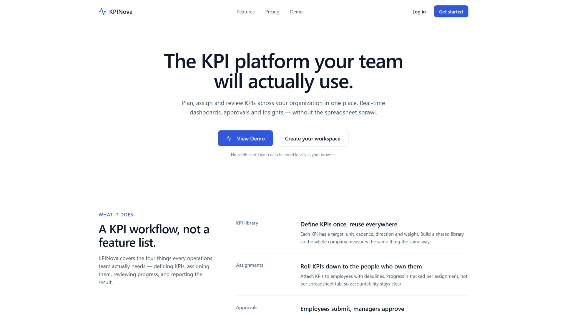 Kpinova product screenshot